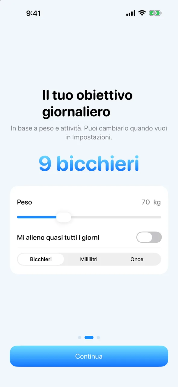 Un obiettivo su misura