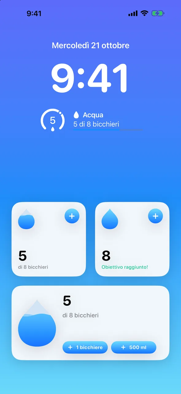 Widget e Siri