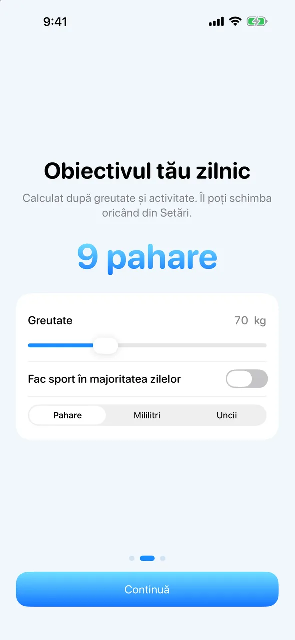 Un obiectiv potrivit ție